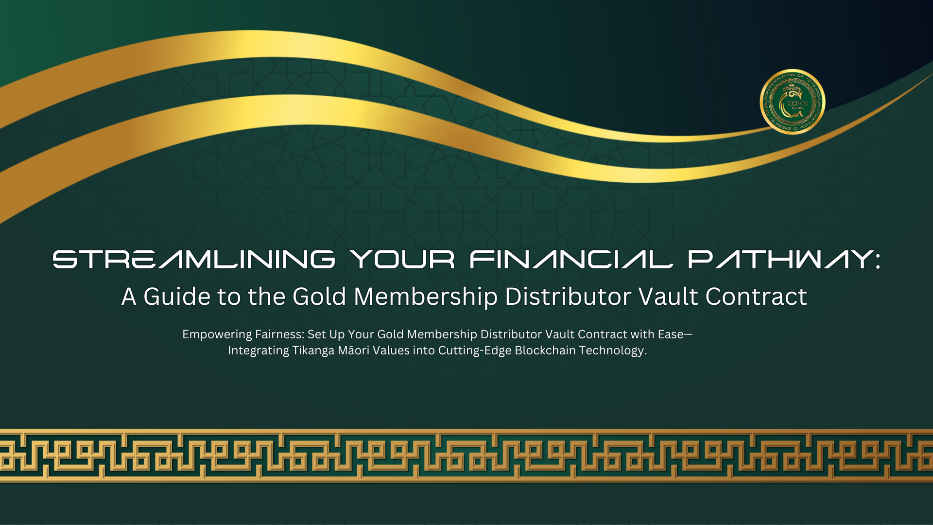 Streamlining Fund Distribution: A Step-by-Step Guide to Setting Up Your Gold Membership Distributor Vault Contract